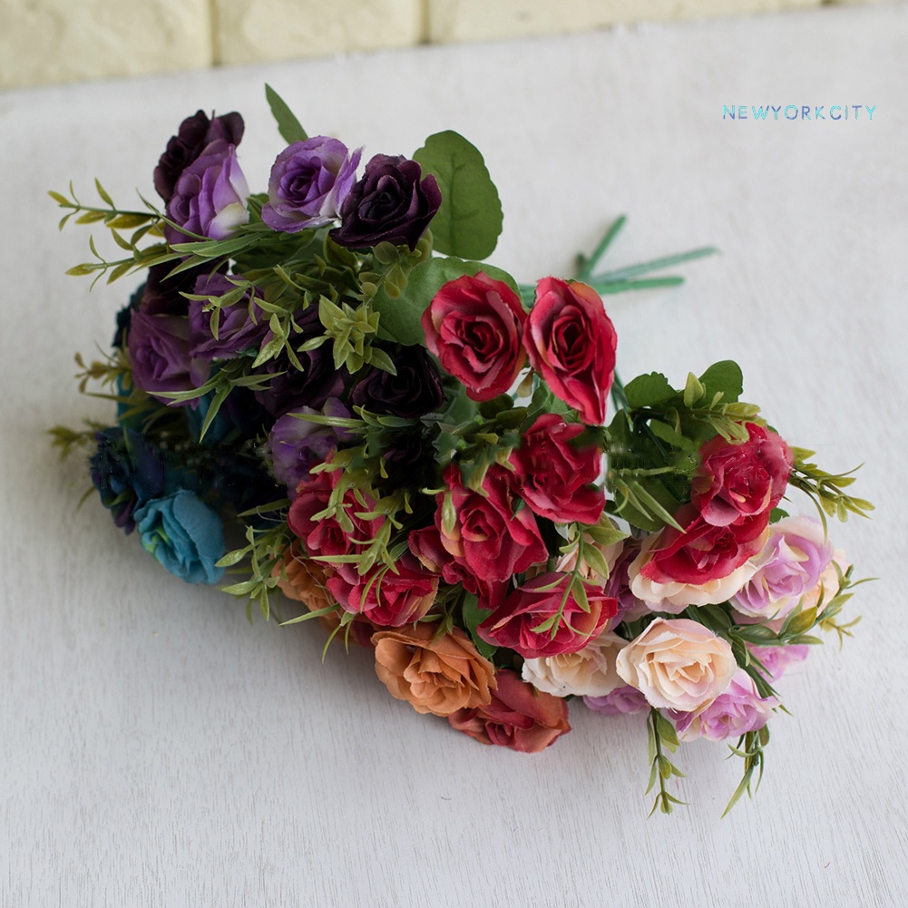 10 Bông Hoa Hồng Nhân Tạo Dùng Cho Trang Trí