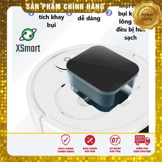 Robot Hút Bụi Lau Nhà Thông Minh ES350 PRO Cao Cấp 3 Trong 1, Cảm Biến Chạm, Chống Va Chạm Thông Minh, bảo hành 1 năm