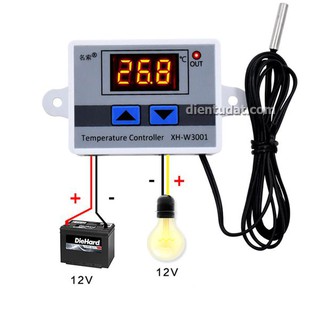Cảm biến điều khiển nhiệt độ W3001 - 12V - 220V