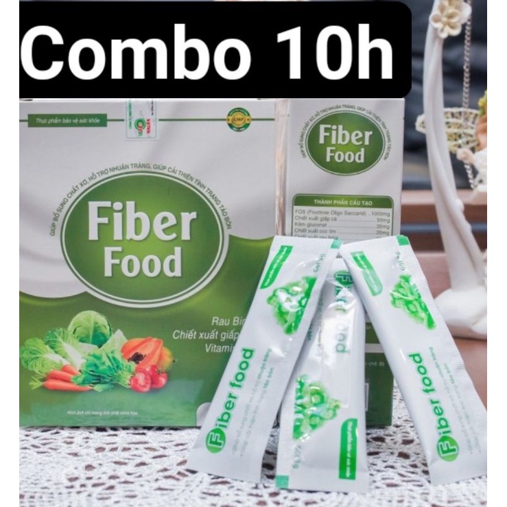 《Combo 10h》Fiber food hỗ trợ tiêu hóa