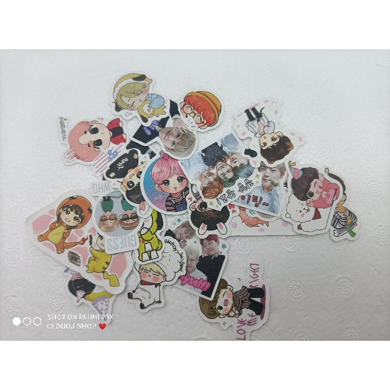 (HÀNG CÓ SẴN) Set sticker/Bộ hình dán dễ thương nhiều mẫu BTS - Đọc kĩ chú thích