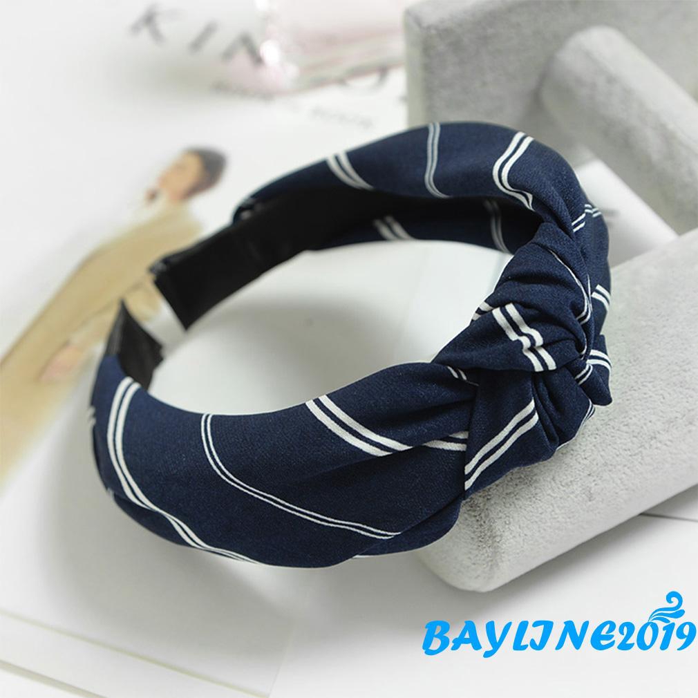 Băng Đô Nhung Màu Trơn Thắt Nơ Xoắn Thời Trang Cho Nữ