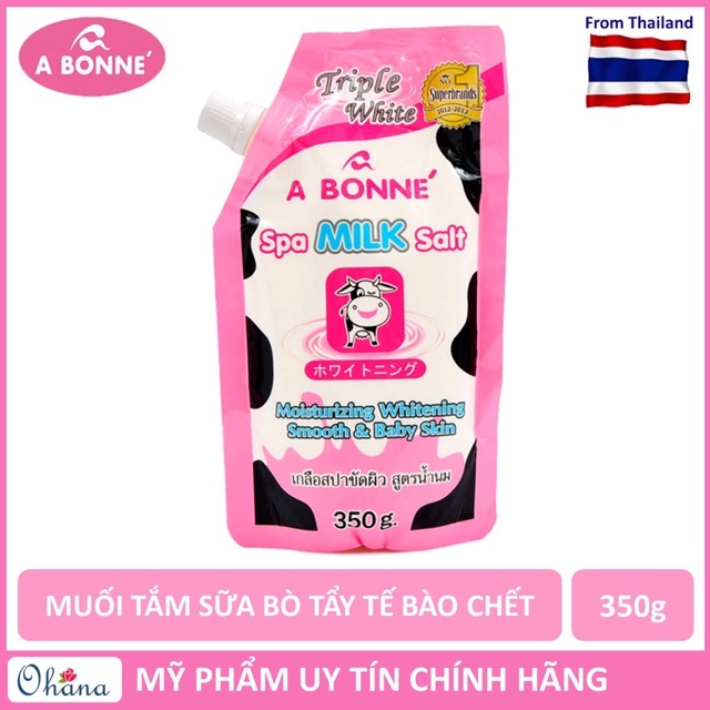 Muối bò vòi A Bonne Thái Lan chính hãng tẩy tế bào chết 350g