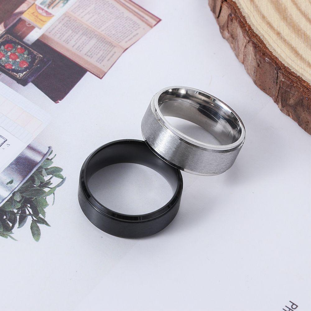 Nhẫn Cưới KAREN|Nhẫn Nam Nhiều Kích Cỡ Màu Đen