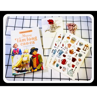 Set 32 stickers vintage trang trí