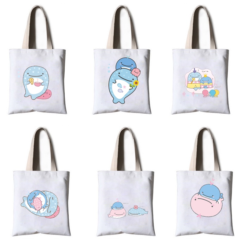 Túi tote cá voi jinbeisan túi tote thần tượng TT44 hoạt hình