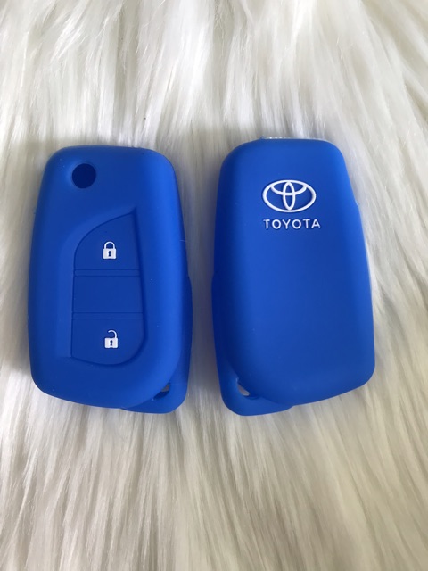 Bao silicone khóa remote mẫu gập Toyota