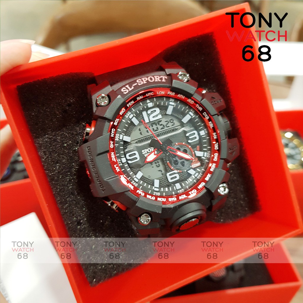 Đồng hồ điện tử nam SL SPORT thể thao chính hãng chống nước tuyệt đối Tony Watch 68