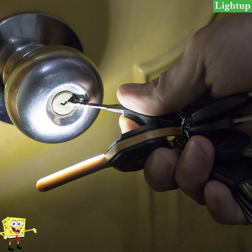 Đèn pin COB LED chùm chìa khóa Đèn pin chùm chìa khóa di động Đèn pin đèn pin