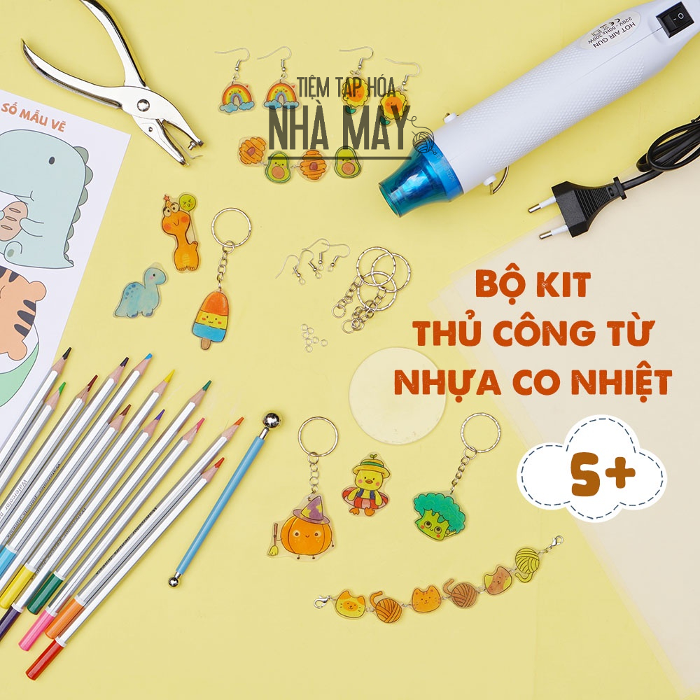 Bộ KIT nhựa co nhiệt Tiệm tạp hóa nhà May đầy đủ (bộ không gồm sách)