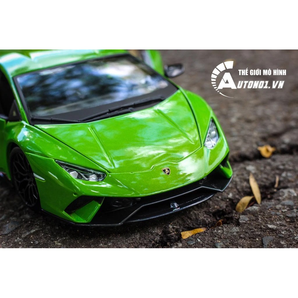 MÔ HÌNH XE LAMBORGHINI HURACAN PERFORMANCE GREEN 1:18 MAISTO 6014