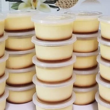 100 Hộp Flan 1 đựng bánh Flan - Panna cotta - nước chấm