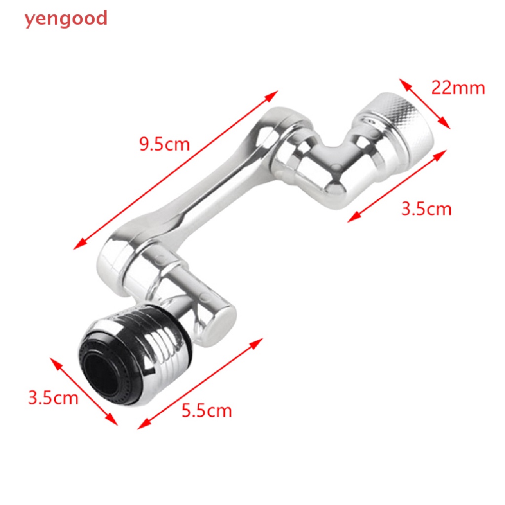 Đầu Lọc Nối Dài Vòi Nước Góc Rộng 1080 Độ Tiện Dụng Cho Nhà Bếp / Phòng Tắm