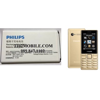 PIN ĐIỆN THOẠI "PHILIP E170" ZIN HÃNG HÀNG NHẬP KHẨU