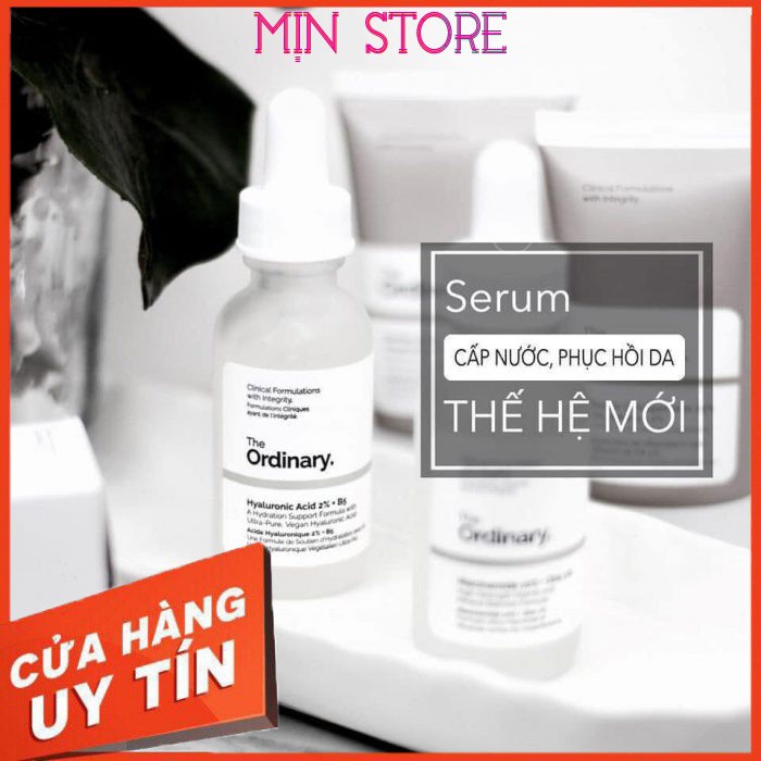 The Ordinary👉Serum Ordinary Tinh Chất Tẩy Da Chết, Dưỡng Ẩm Chuyên Sâu, Phục Hồi Da Hư Tổn Hyaluronic 2% + B5 | BigBuy360 - bigbuy360.vn
