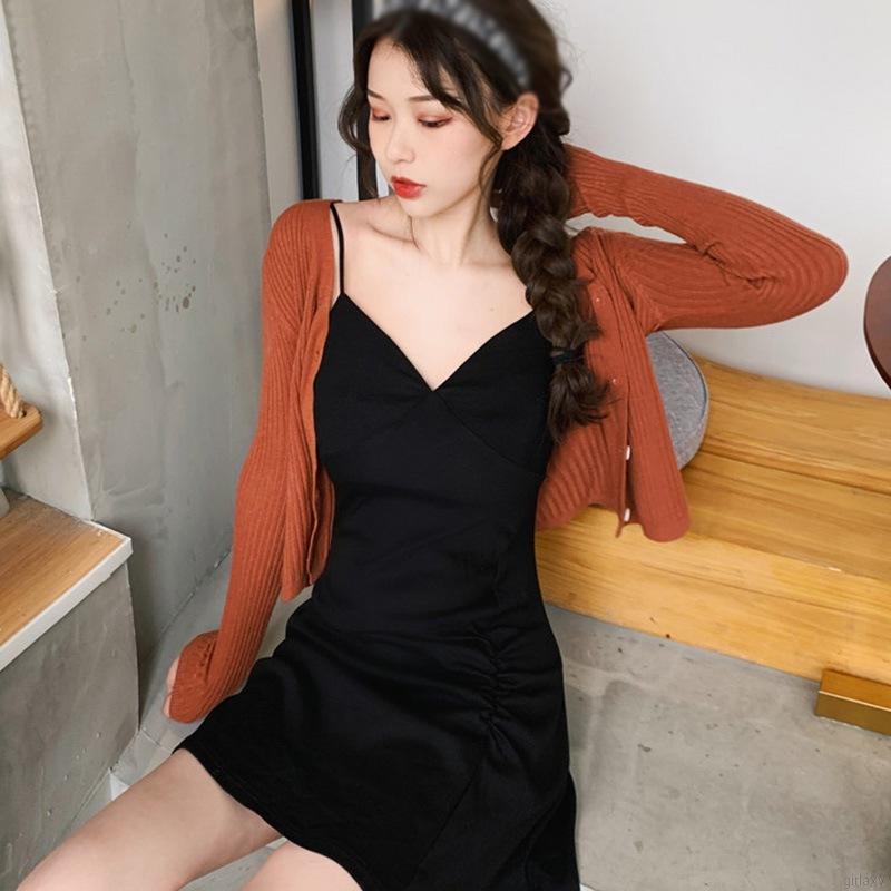 Đầm hai dây ôm sát quyến rũ dành cho nữ