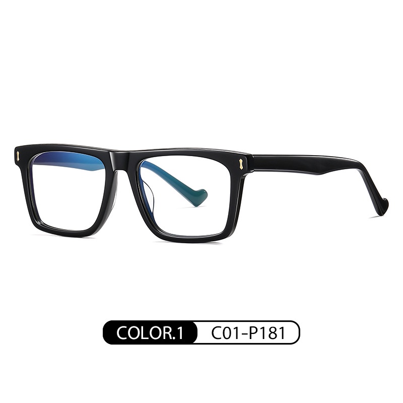 Kính mắt ZELIN PS8809 gọng vuông chống ánh sáng xanh phong cách Âu Mỹ thời trang dành cho nam