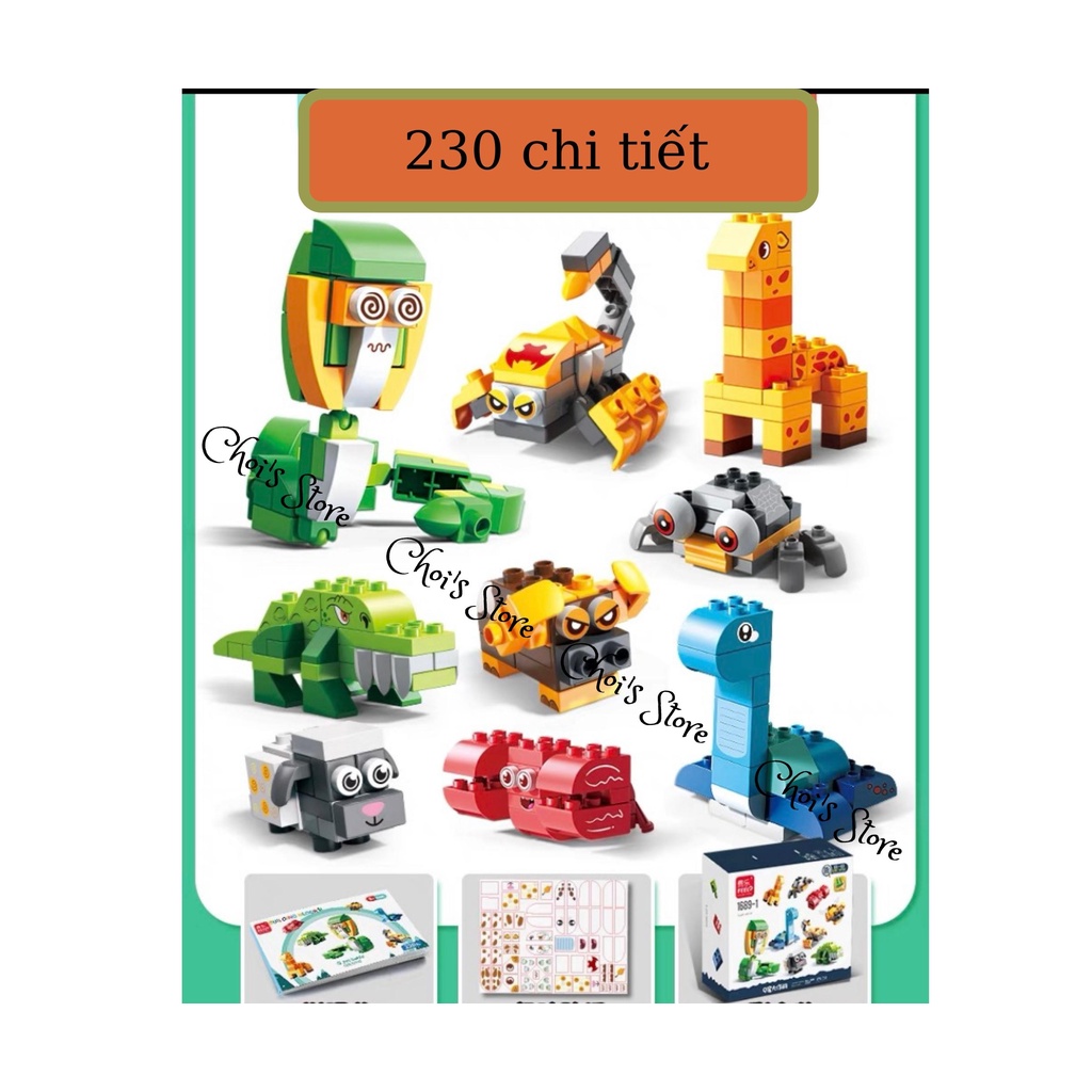 Bộ lego size Duplo FEEL cao cấp cho bé