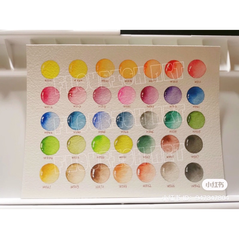 Màu Mijello Mission Gold Set 24/36 Màu Hộp Nhựa - 0.5ML/1ML