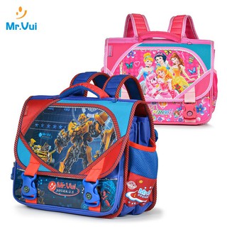 Cặp học sinh Mr Vui CHS387-SG dành cho bé gái và bé trai lớp 3 đến lớp 5 BH 10 năm