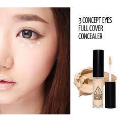 Che Khuyết Điểm 3CE Full Cover Concealer Màu 002-001