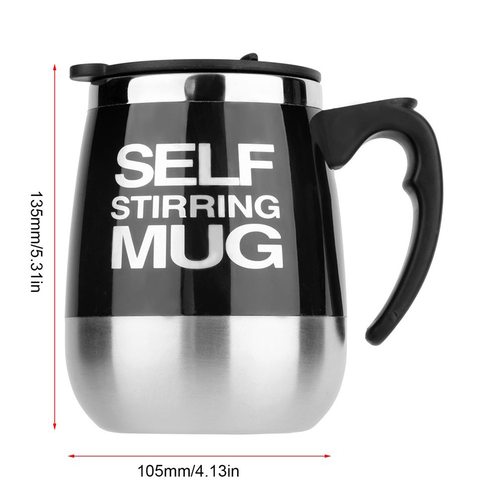 Cốc cà phê bằng thép không gỉ tự động khuấy tiện lợi