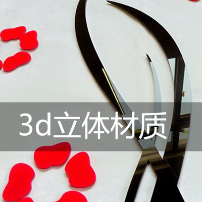 Bình hoa giấy dán tường Acrylic hình 3d ba chiều tường cửa trước bức tranh tường phòng khách ghế sofa tường trang trí nă