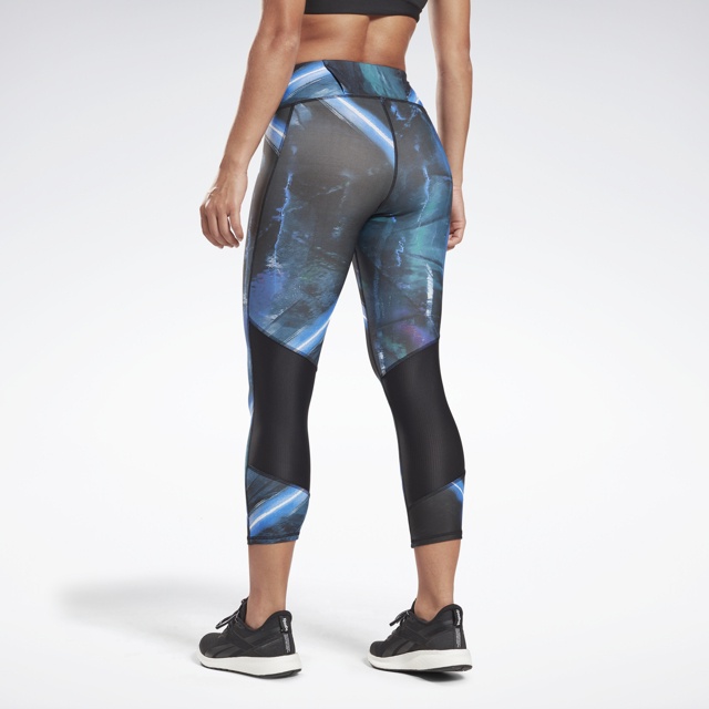 Quần Thể Thao Nữ Reebok Tập Luyện One Series Running 3/4 Tight Print 1 FL0068