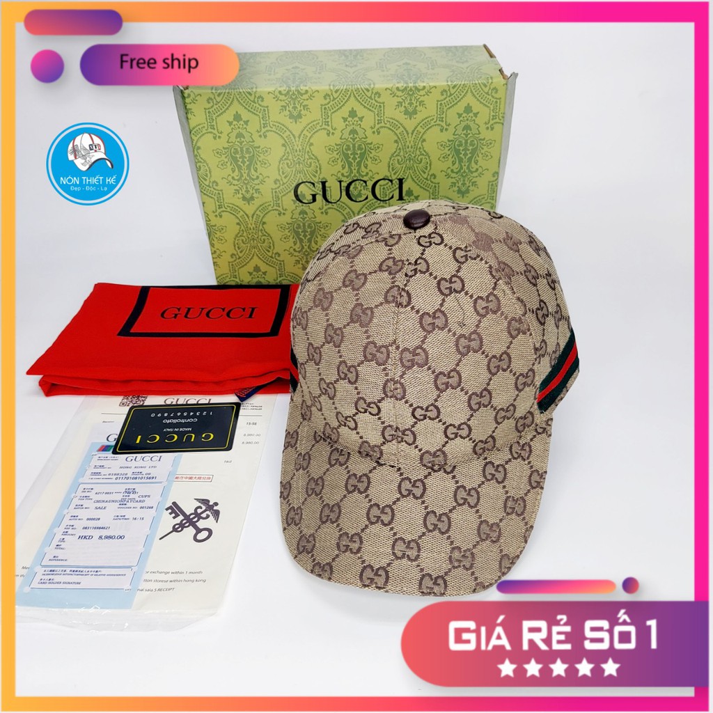 Nón kết gc Mũ lưỡi trai Gc truyền thống màu vàng navi thời trang nam nữ cao cấp full box hộp (Nón thiết kế) cực đẹp .