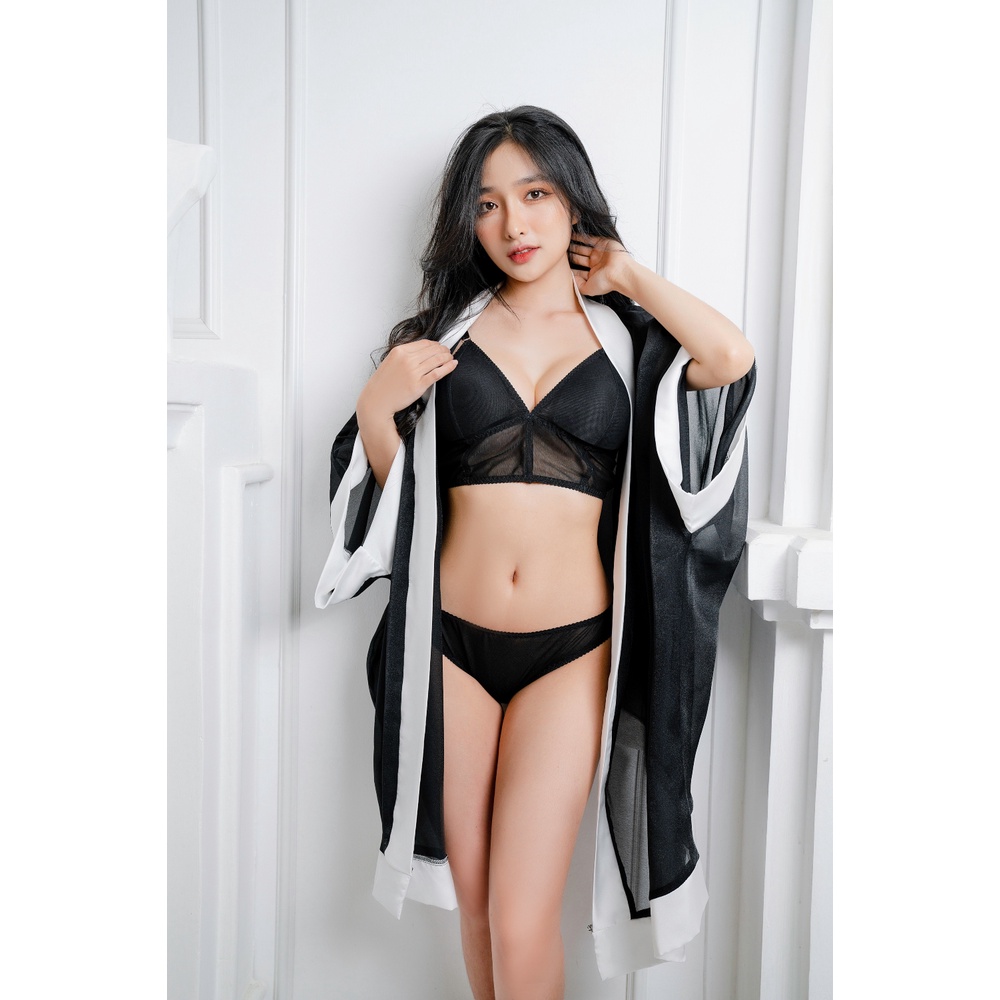 Sexy Forever Áo Choàng Ngủ Tơ Xuyên Thấu Vex (KHÔNG KÈM BRALETTE)