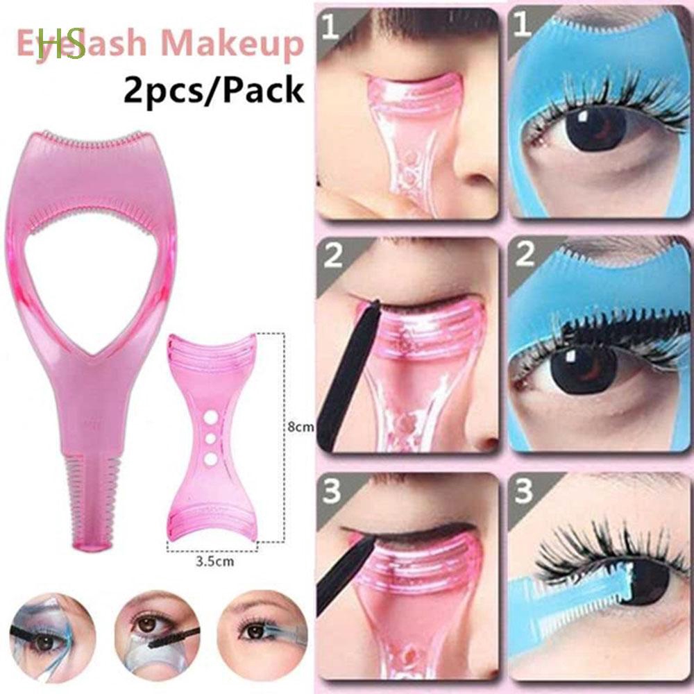 Bộ 2 dụng cụ uốn cong lông mi và hỗ trợ kẻ mắt/đánh mascara chuyên dùng | BigBuy360 - bigbuy360.vn