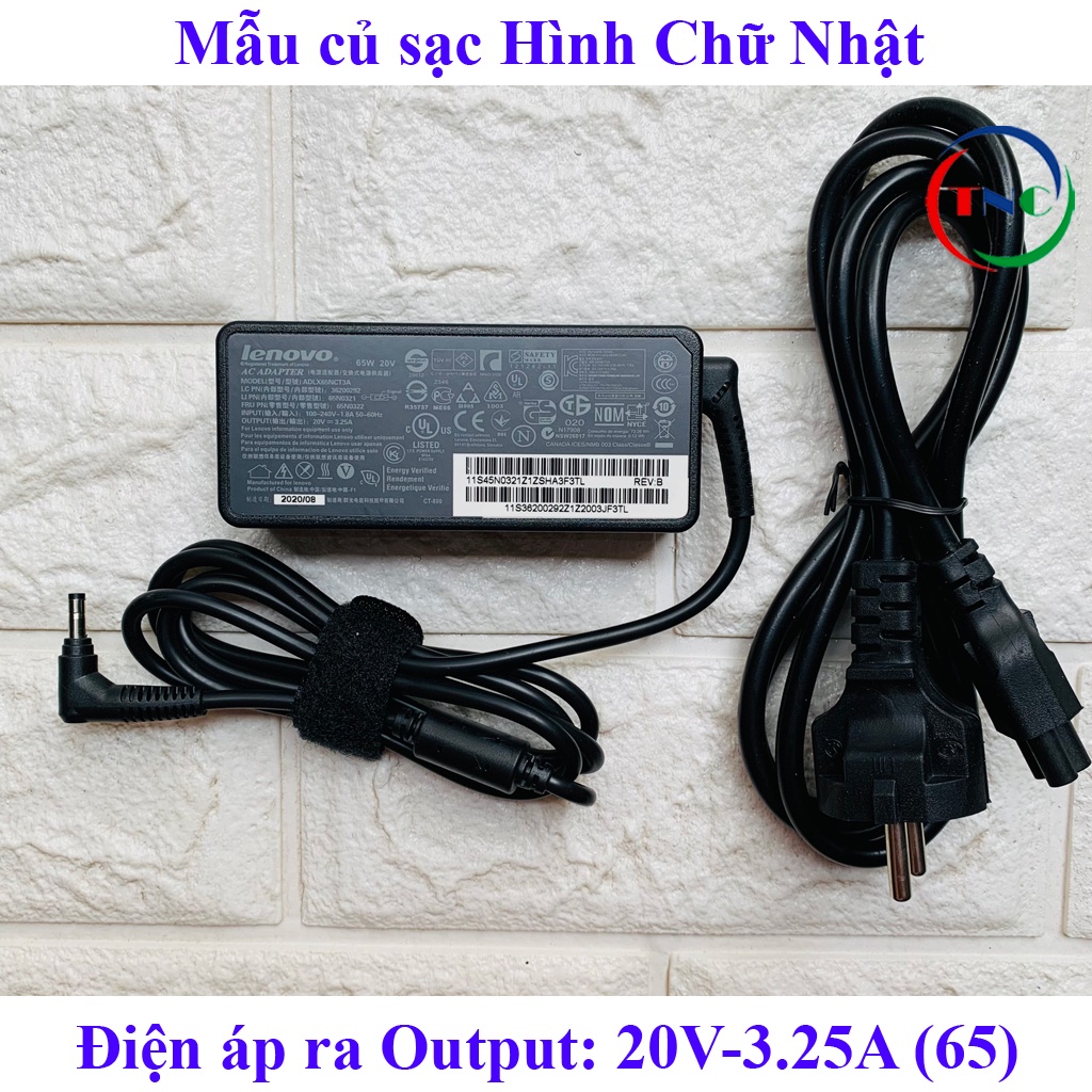 Sạc Laptop Lenovo 20V 2.25A chân nhỏ Φ4.0mm *1.7mm dành cho Laptop Lenovo IdeaPad