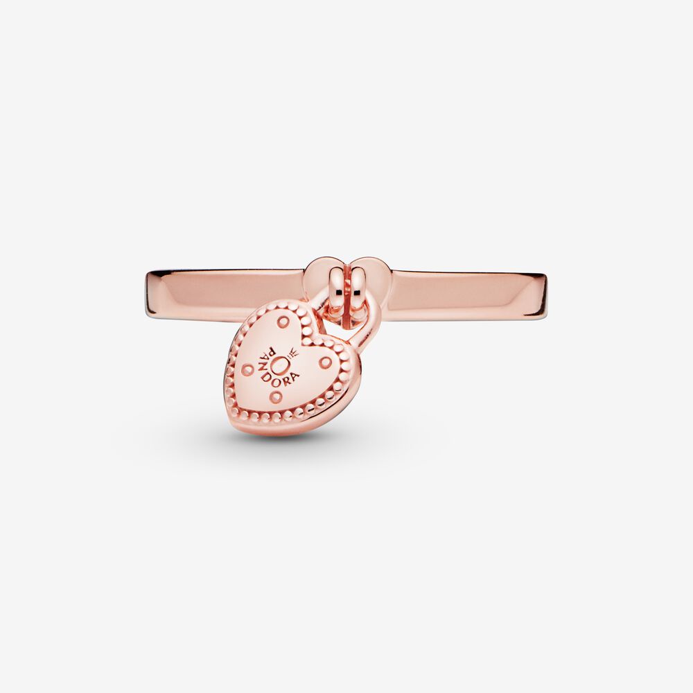 Nhẫn Ổ Khóa Trái Tim Cho Quà Valentine