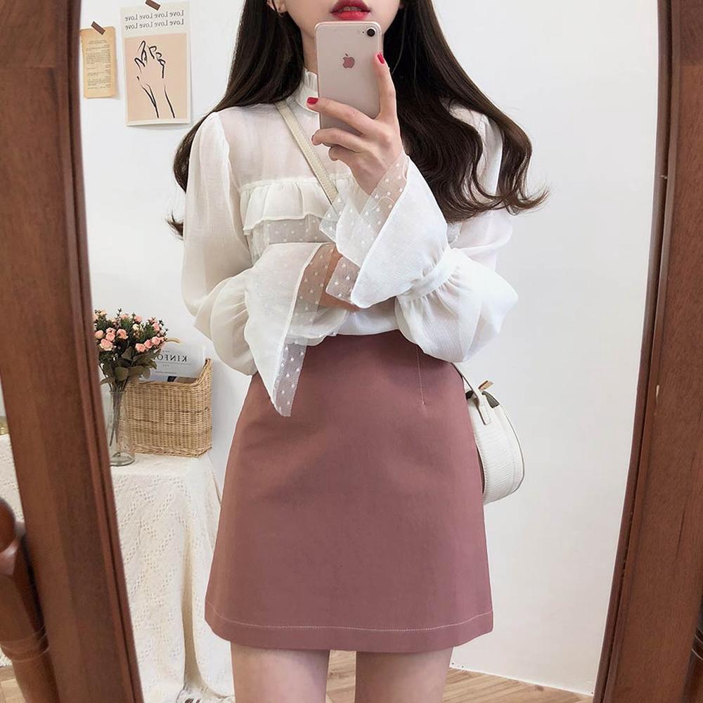 Chân Váy Dáng Chữ A Màu Trơn Phong Cách Công Chúa 2736027360 | BigBuy360 - bigbuy360.vn