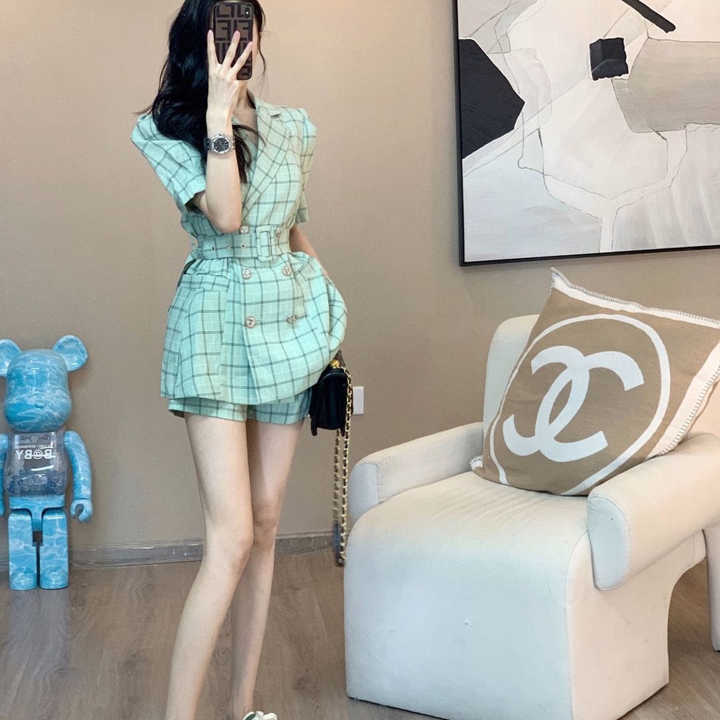 Bộ Đồ Vest Thời Trang Mùa Hè 2022 Cao Cấp Phong Cách Mới Cho Nữ