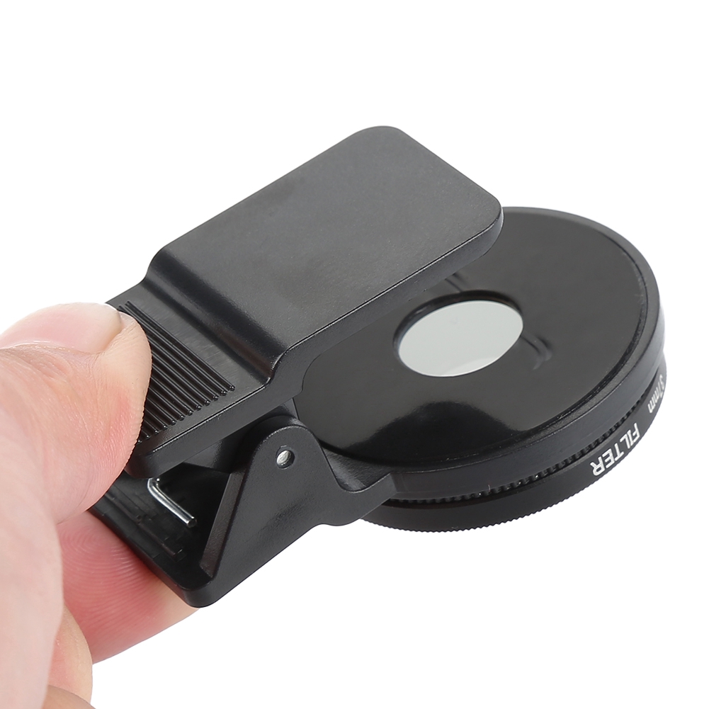 Wow2buy 37mm CPL Filter Circular Polarizer Lens +Protective Cap For Cell Phone