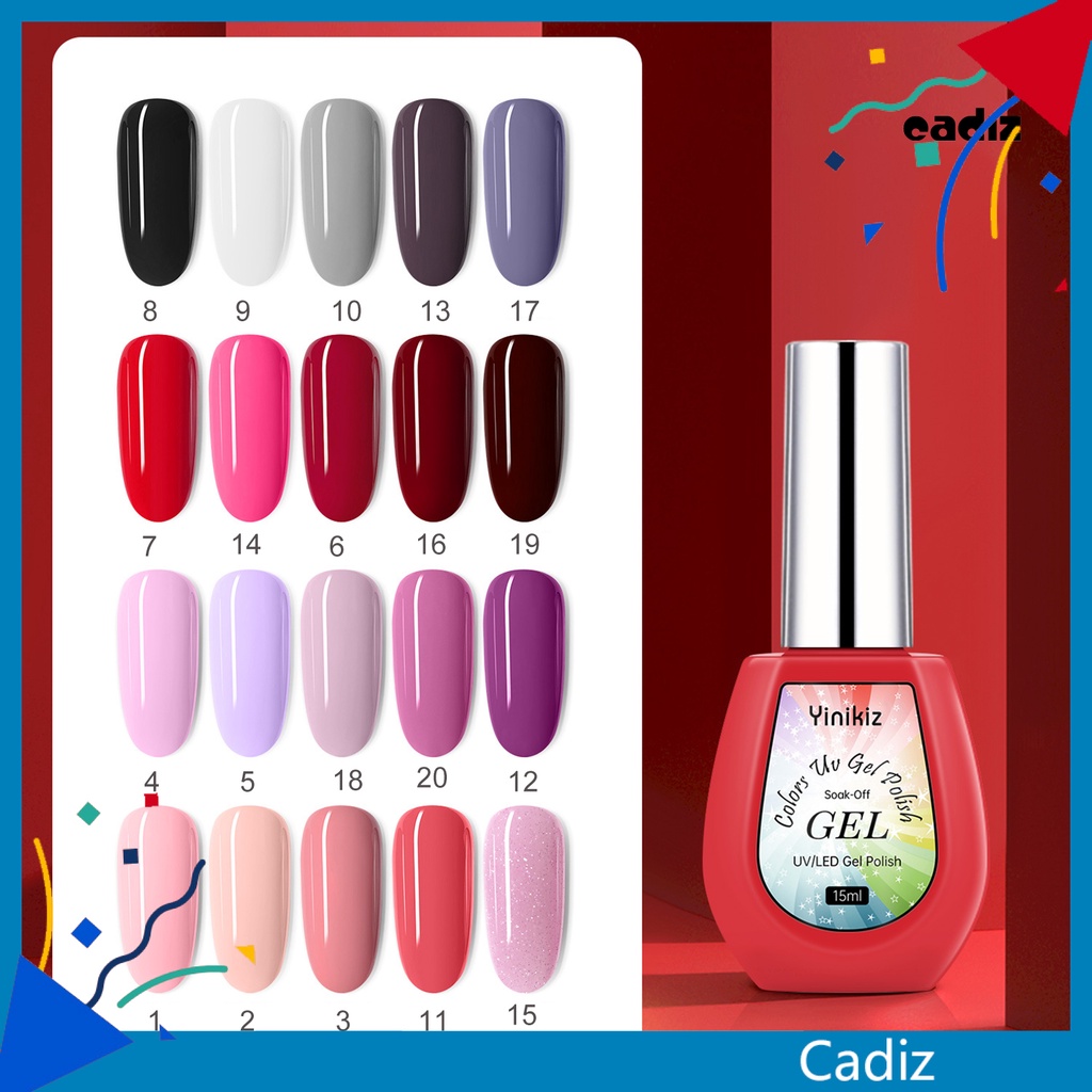 Gel Sơn Móng Tay 15ml Màu Sắc Thời Trang Chất Lượng Cao