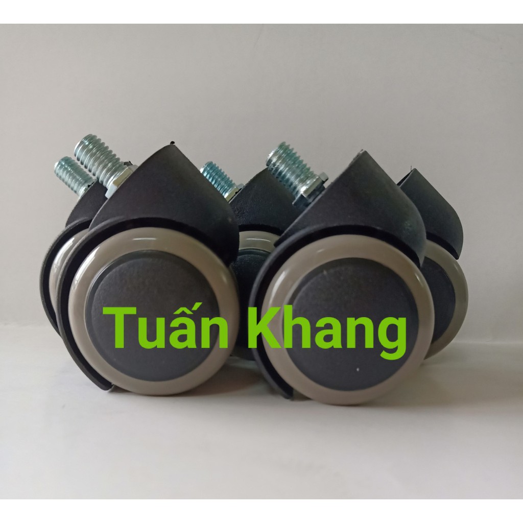 Combo 5 cái bánh xe ghế xoay văn phòng vít răn 10li