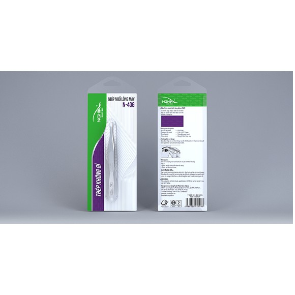 Kềm Nghĩa Nhíp N406 (Kìm Nghĩa) - LanChiNail