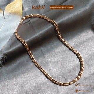{Số lượng có hạn}Vòng cổ điều hòa huyết áp Rakii Nhật Bản, Vòng cổ thời trang màu vàng hồng  / Loại bỏ tĩnh điện ở vai