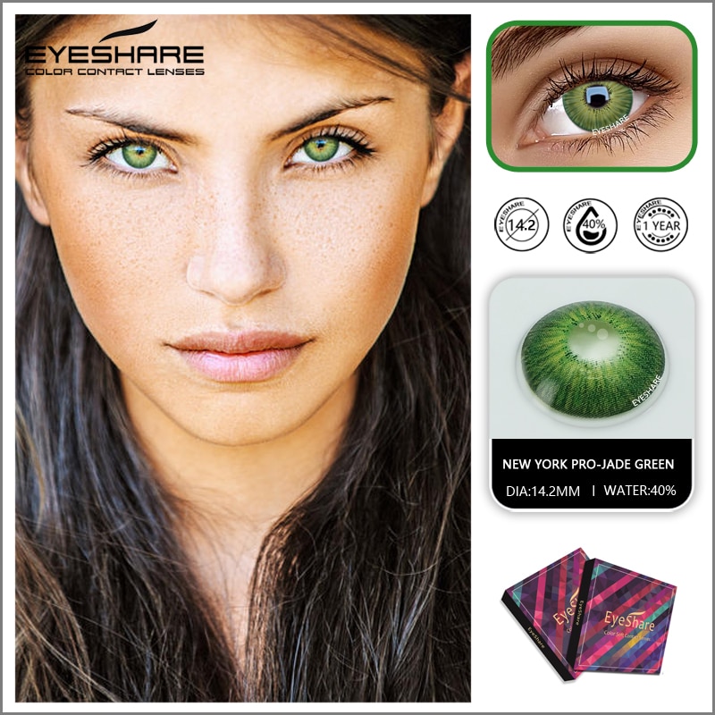 Cặp kính áp tròng EYESHARE New York Pro thời trang dành cho hóa trang
