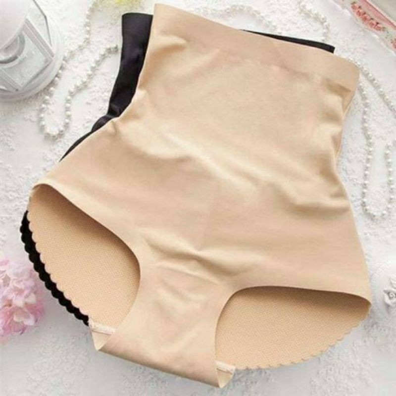 Quần độn mông cạp cao liền đệm,su thông hơi thoáng mát, tạo đường cong tự nhiên gợi cảm