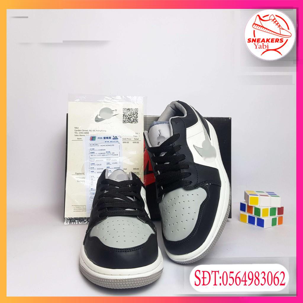 💥FREE SHIP-HÀNG QUẢNG CHÂU💥Giày thể thao sneaker Air Jordan 1 Low JD SATIN GREY TOE full box -Yabi