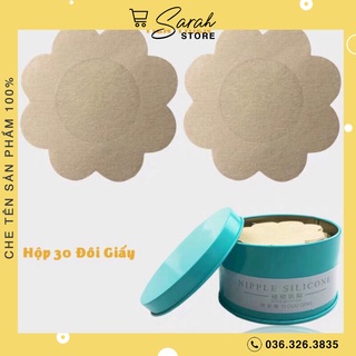 Hộp 30 Đôi Dán Nhũ Hoa Giấy Dùng 1 Lần 1051