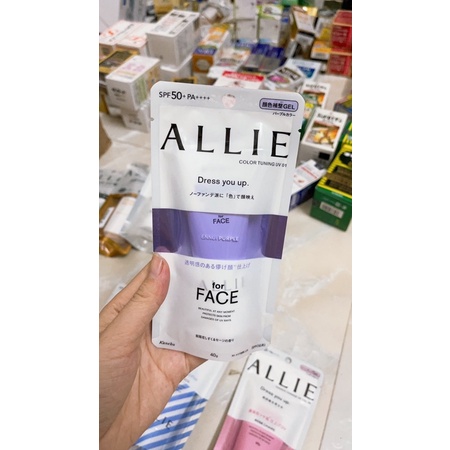 Tất cả các dòng kem chống nắng của ALLIE