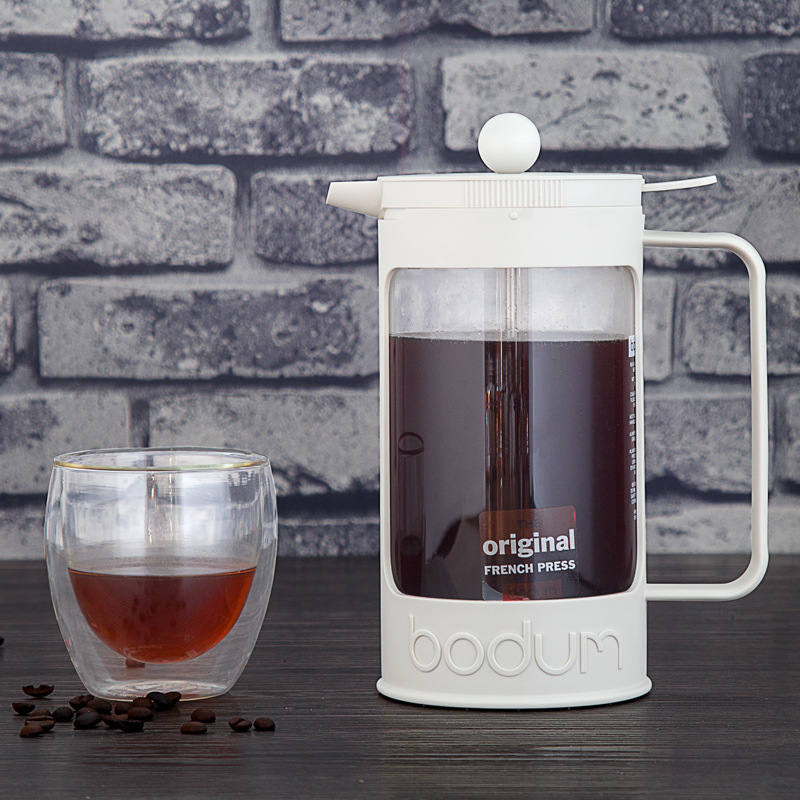 French Press BambooBộ lọc máy pha trà Máy ép cà phê Ấm đun nước thủy tinh Bodum Bean Cold Brew Coffee Maker, Frech Press 350ml/1L/1.5L