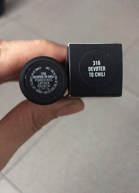 💄 Son MAC Devoted To Chili 316 Màu Đỏ Gạch – Powder Kis (3g) - Italy