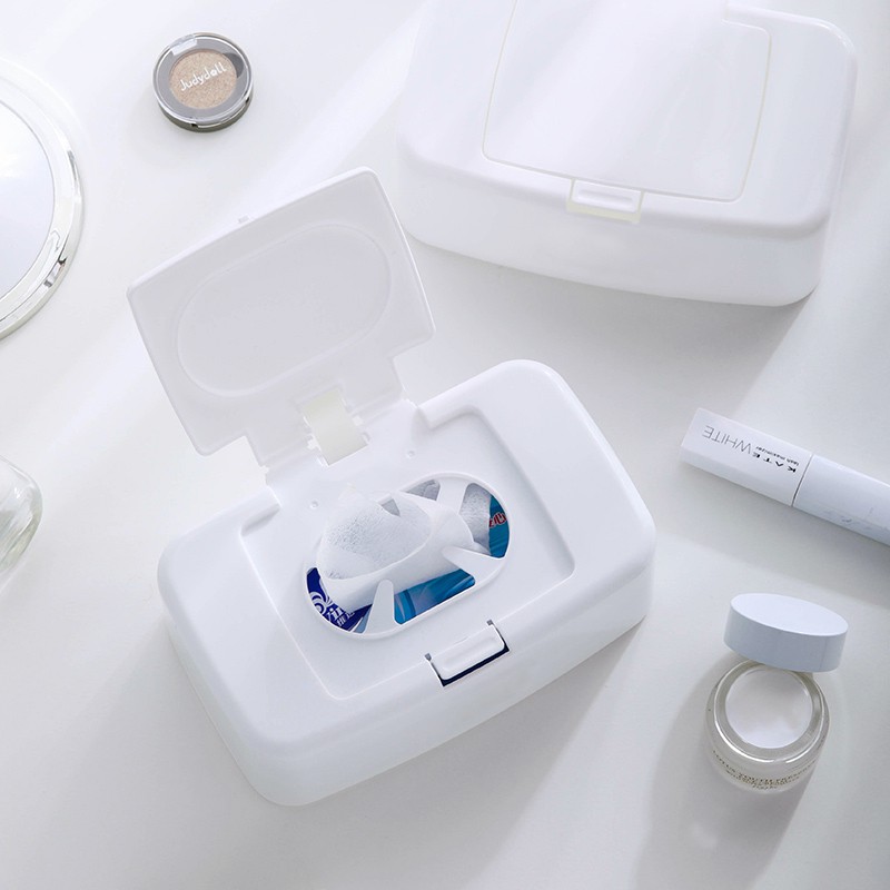 Yamada Hộp Đựng Khăn Giấy Ướt Nút Nhấn Có Nắp Đậy Dùng Một Lần Nhập Khẩu Nhật Bản ins Hộp Đựng Khăn Giấy Ướt Để Bàn Xe Hơi