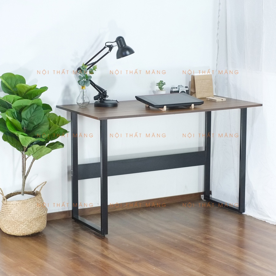 Bàn làm việc, bàn học thông minh tinh tế dùng cho văn phòng, nhà ở, bàn ăn, Chân U lớn sắt hộp 20x40 CHẮC. BLV03