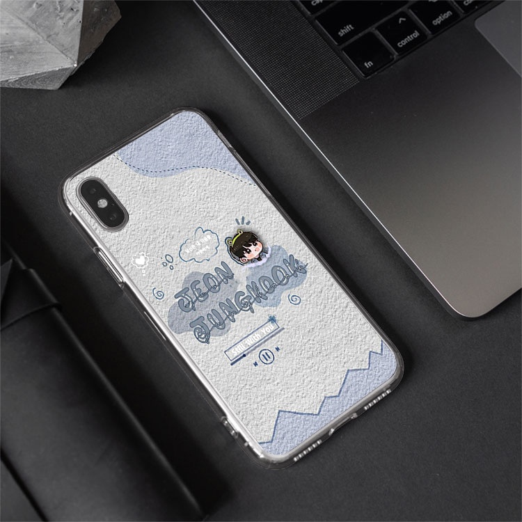 Ốp lưng ip Jeon Jungkook cho iPhone12 promaxXS XR nữ 8plus mềm 7Plus X XR Xs Max 6 6s BLUYMIN008